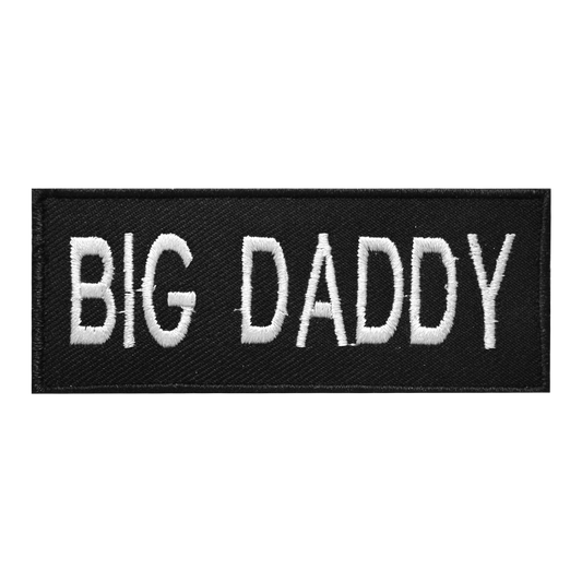 Insignia de parche para coser con letras de palabras de BIG DADDY