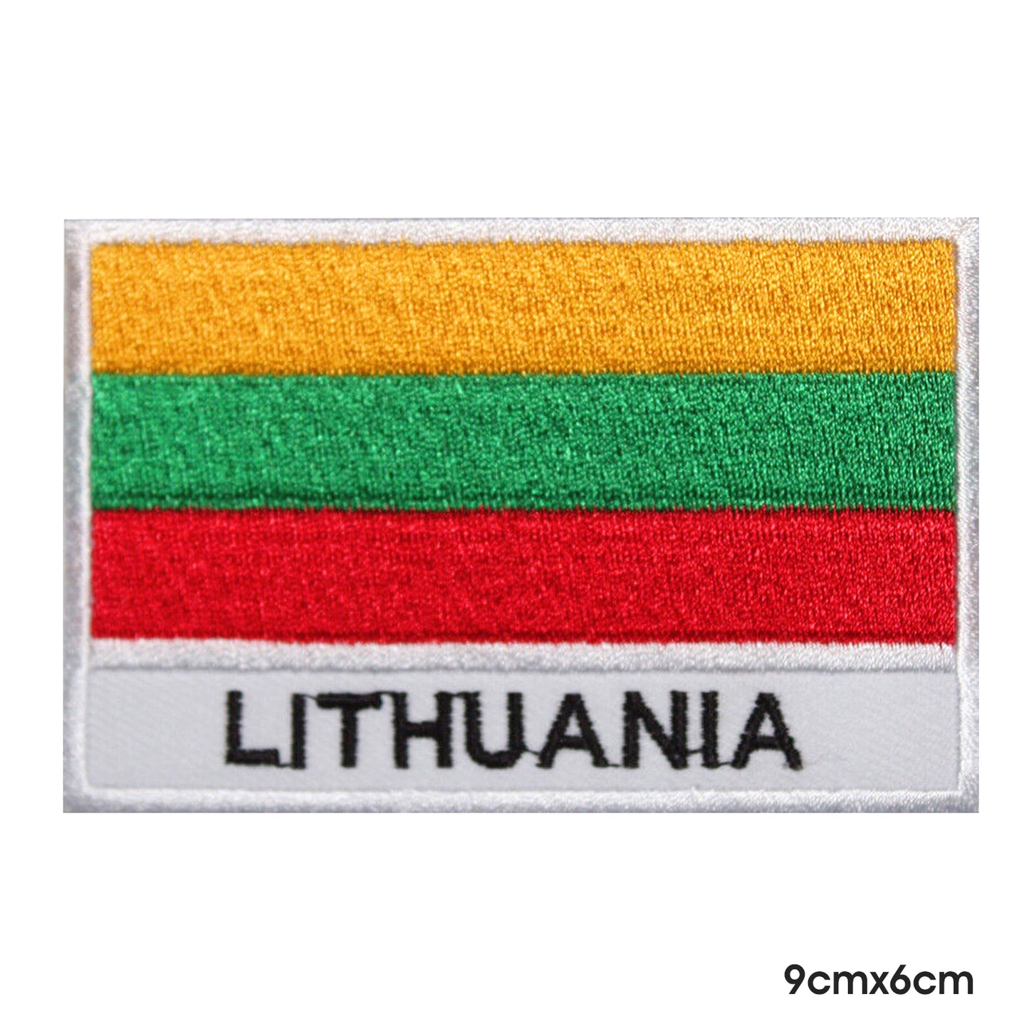 Bandera nacional de Lituania con nombre