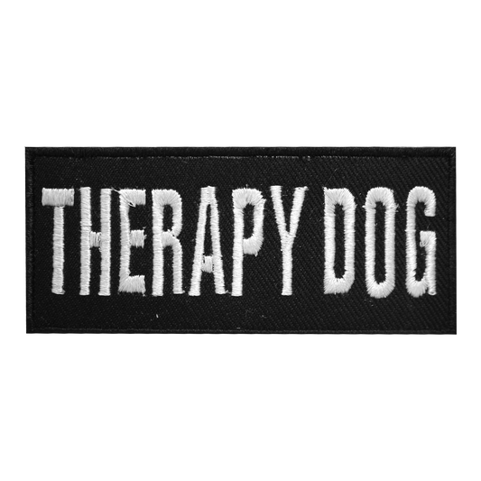 THERAPY DOG Words Letters Sew On Patch Badge