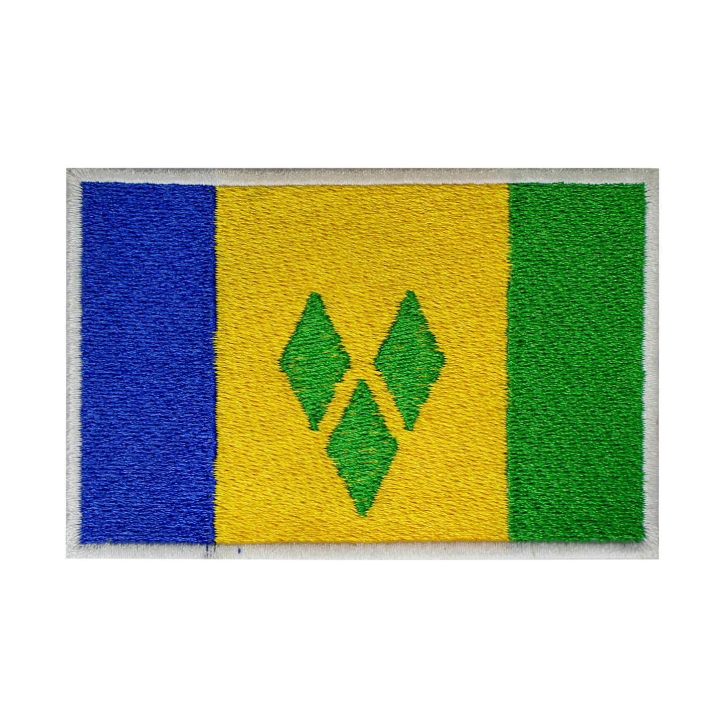 ST-VINCENT &amp; GRENADINES Drapeau Patch Fer Sur Patch Coudre Sur Patch Brodé Patch National County Flag Patch