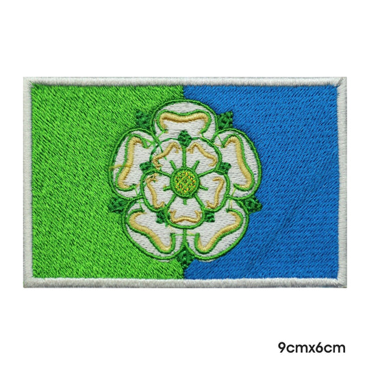 Parche con bandera del condado de EAST RIDING, parche para planchar y coser, insignia para ropa.