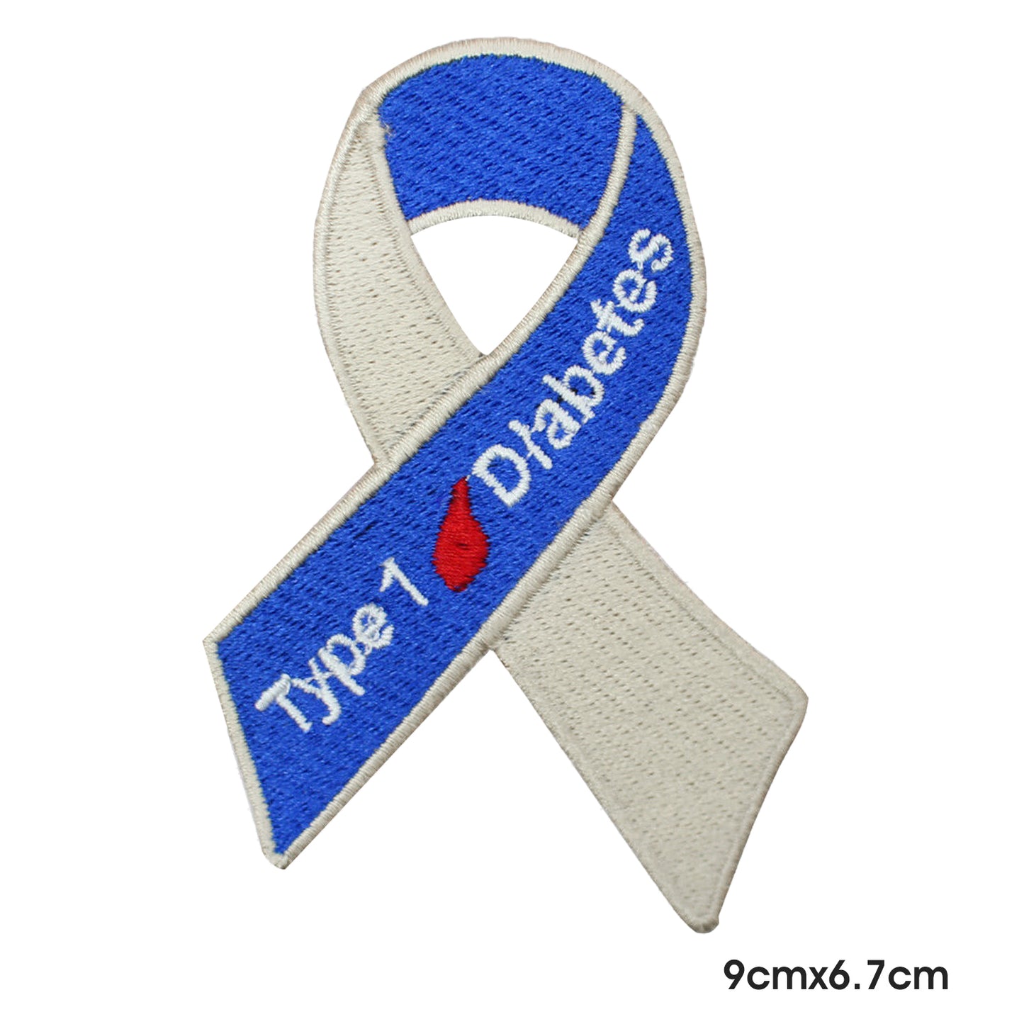 Type 1 Diabetes Patch Iron on Sew on Patch Badge For Clothes.