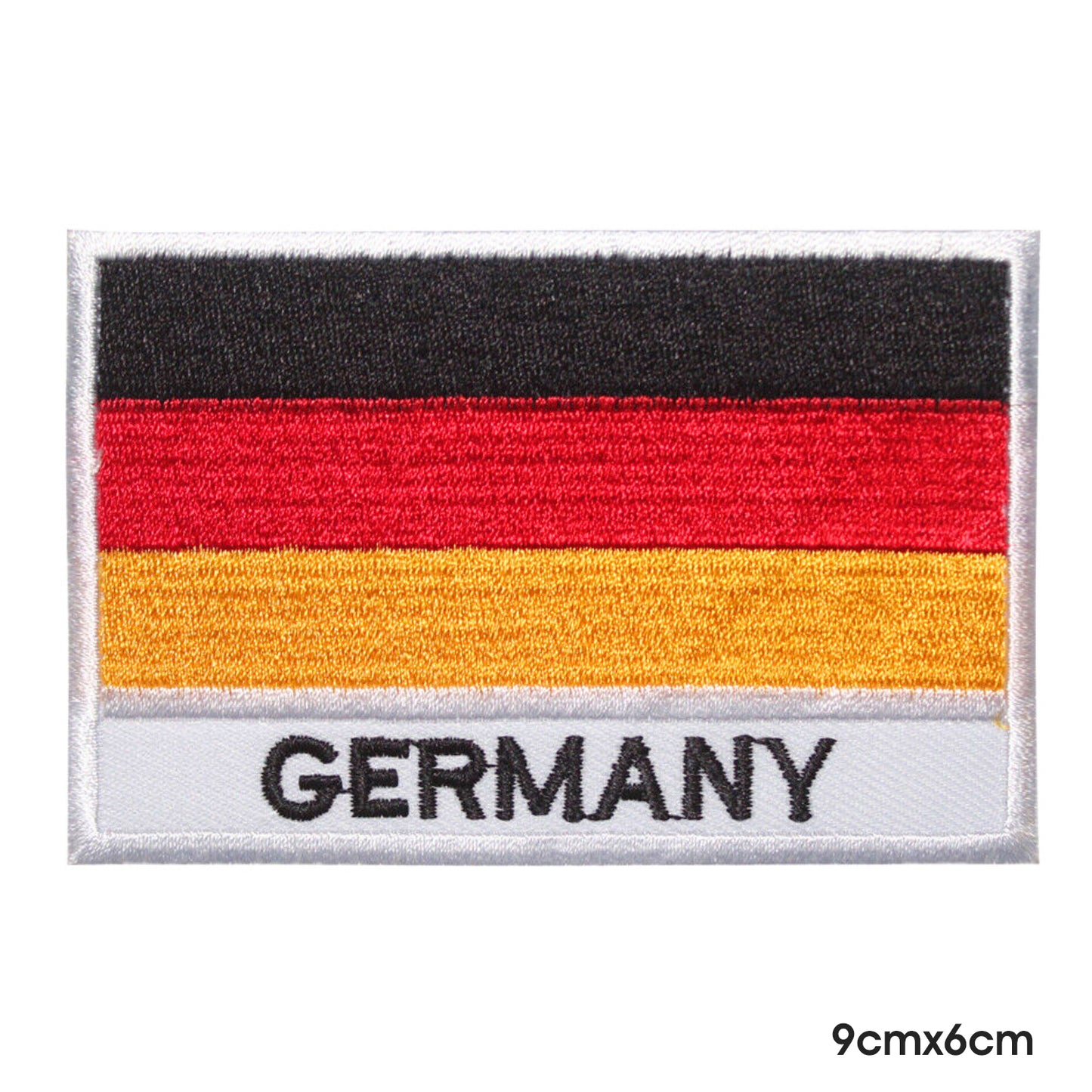 Drapeau national allemand avec nom