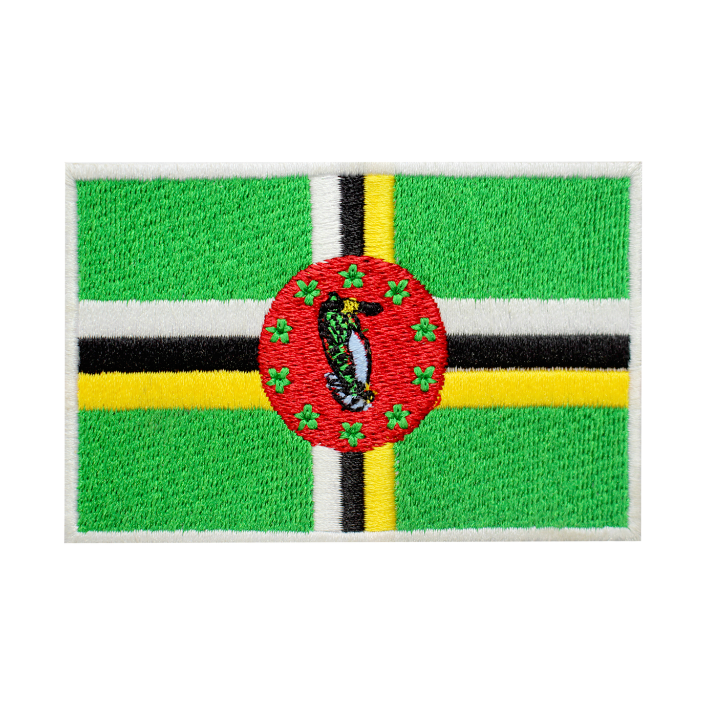 Dominica Flag Patch Iron On Patch Sew On Patch Embroidered Patch National County Flag Patch