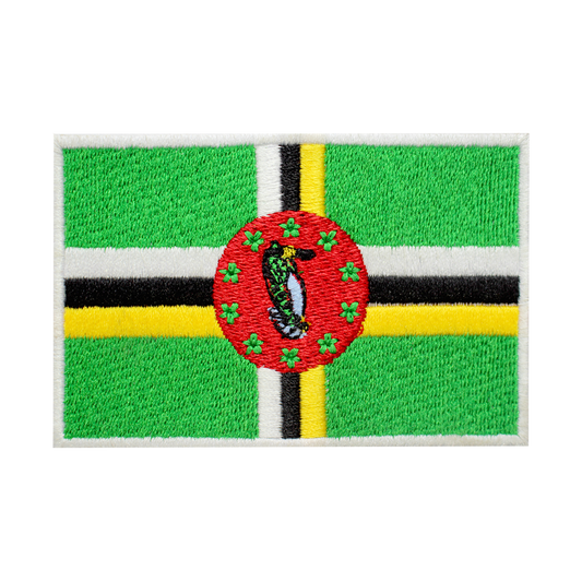 Dominica Flag Patch Iron On Patch Sew On Patch Embroidered Patch National County Flag Patch