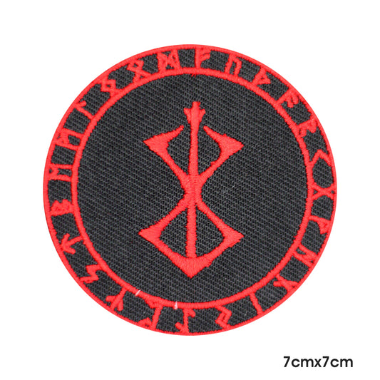 Berserker Viking Patch Iron on Sew on Patch Badge For Clothes.