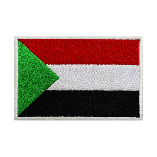 SUDAN Flag Patch Iron On Patch Sew On Patch Embroidered Patch National County Flag Patch