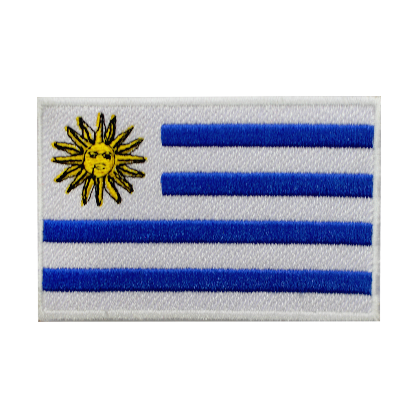 Parche de bandera de URUGUAY para planchar, coser en parche bordado, parche de bandera del condado nacional