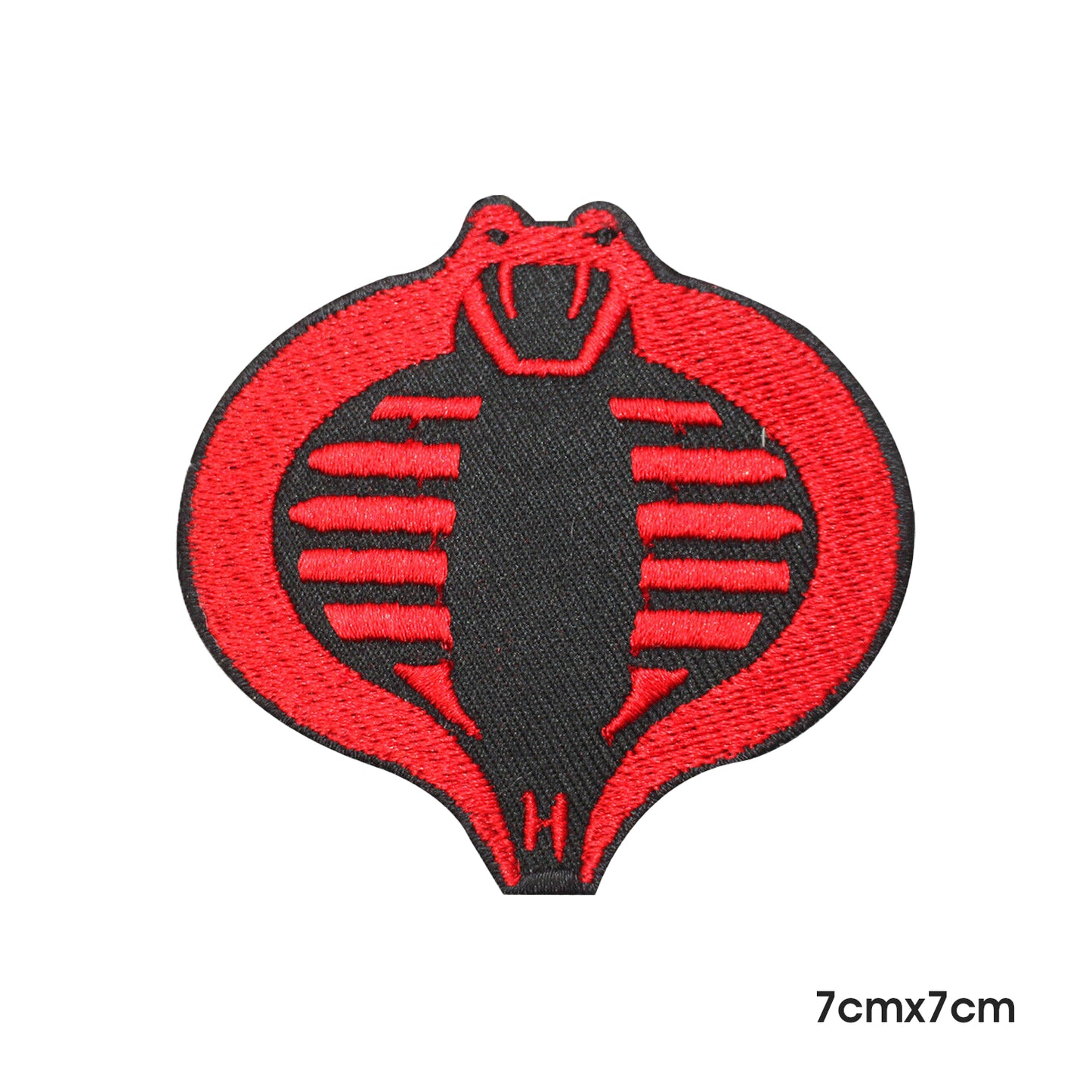 G I Joe Cobra Face Patch Iron on Sew on Patch Badge For Clothes.