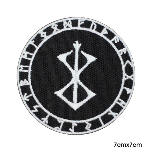 Berserker Viking Patch Iron on Sew on Patch Badge For Clothes.