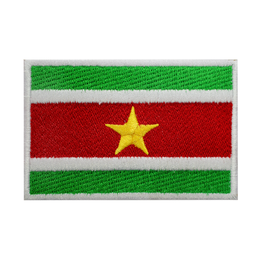 SURINAME Drapeau Patch Fer Sur Patch Coudre Sur Patch Brodé Patch National County Flag Patch