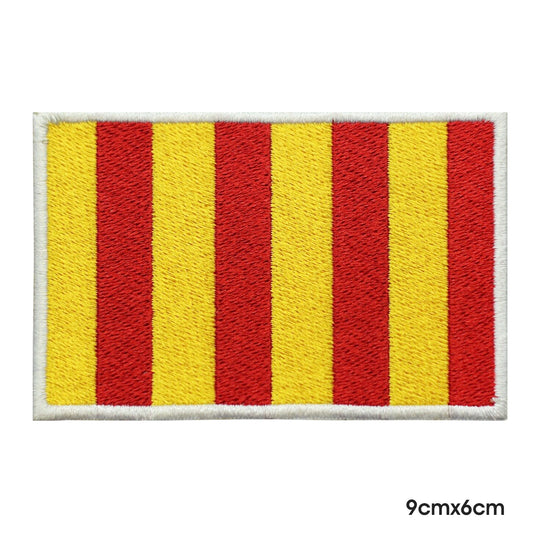 NORTHUMBRIA County Flag Patch Iron on Sew on Patch Badge For Clothes.