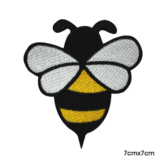 Bumble Bee Patch Iron on Sew on Patch Badge For Clothes.