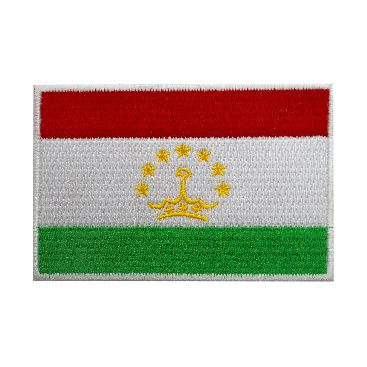 TADJIKISTAN Drapeau Patch Fer Sur Patch Coudre Sur Patch Brodé Patch National County Flag Patch