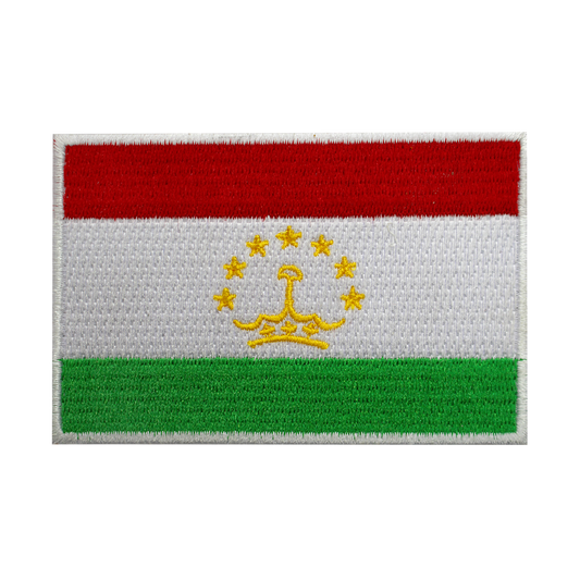 TAJIKISTAN Flag Patch Iron On Patch Sew On Patch Embroidered Patch National County Flag Patch