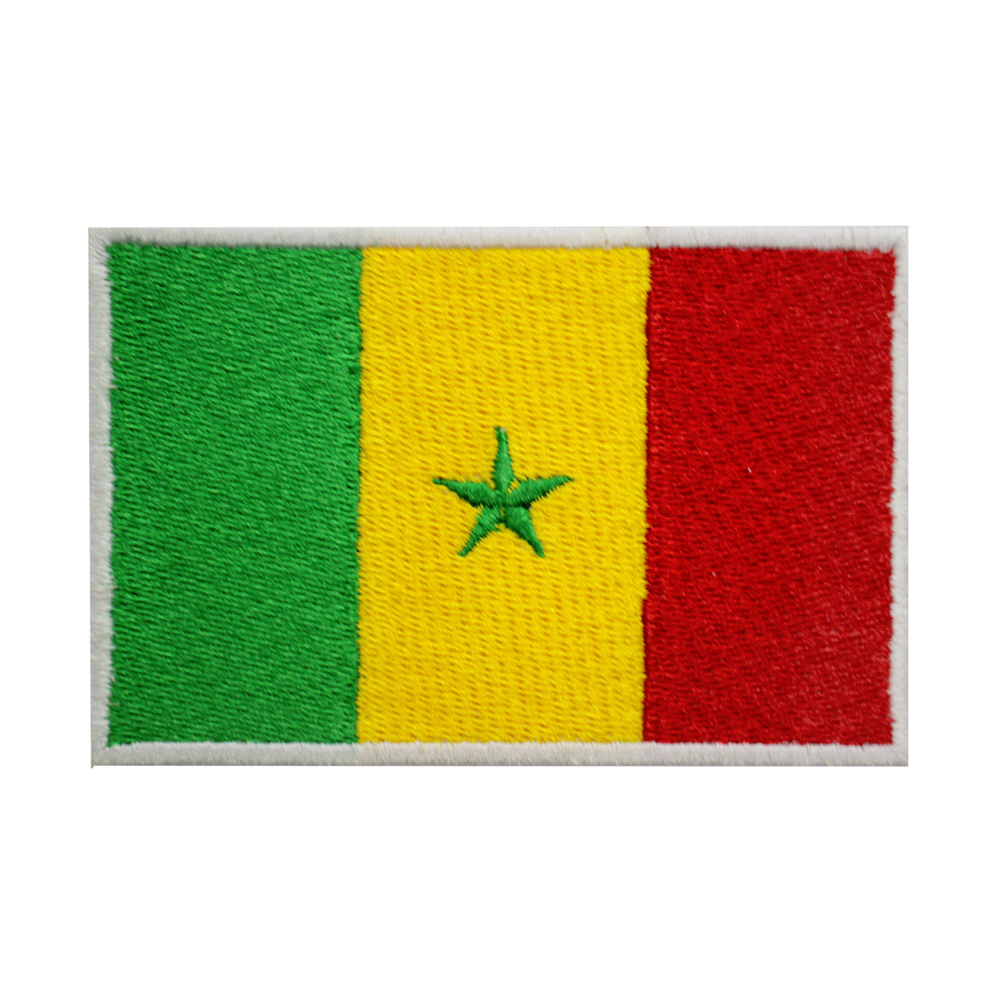 Parche de la bandera de SENEGAL para planchar, coser en parche bordado, parche de la bandera del condado nacional