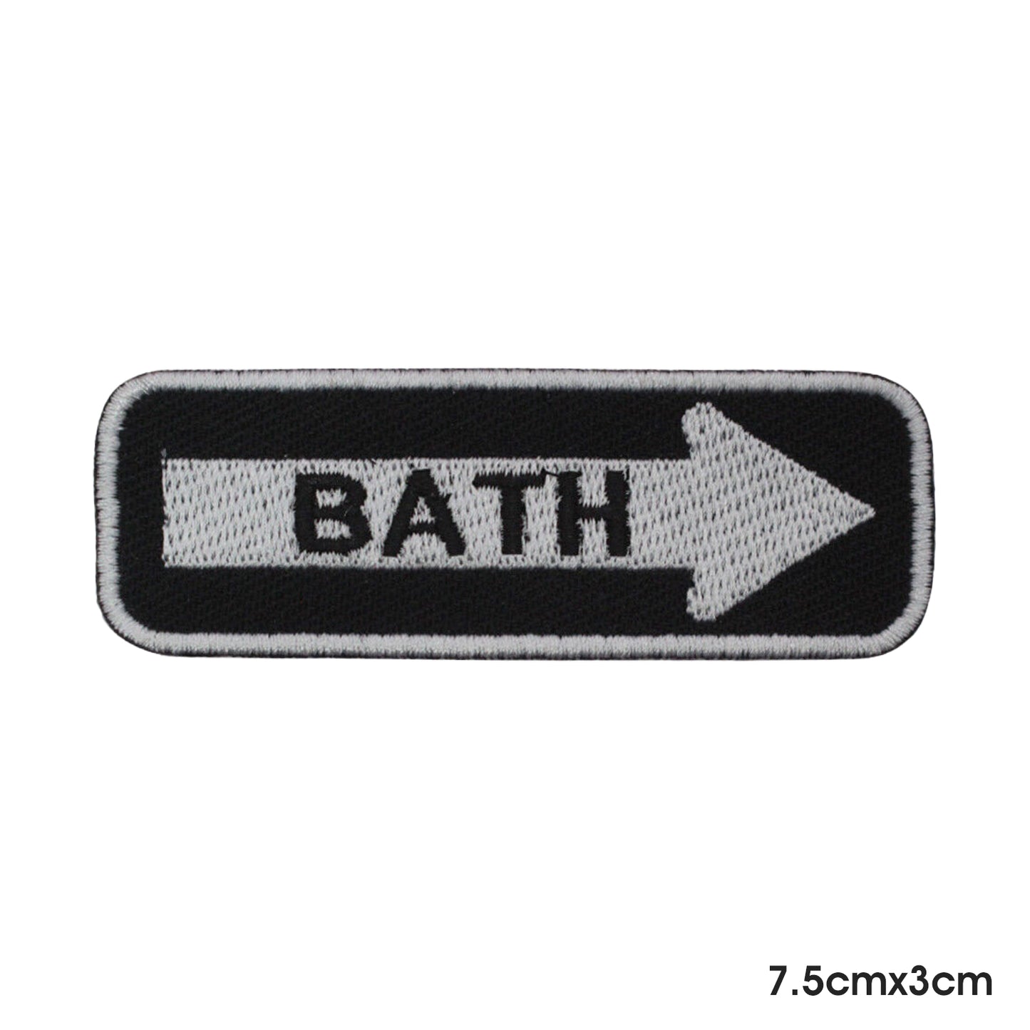 Bath Patch Iron on Sew on Patch Badge For Clothes.