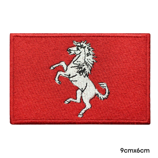 Patch drapeau du comté de Kent thermocollant à coudre sur badge pour vêtements.