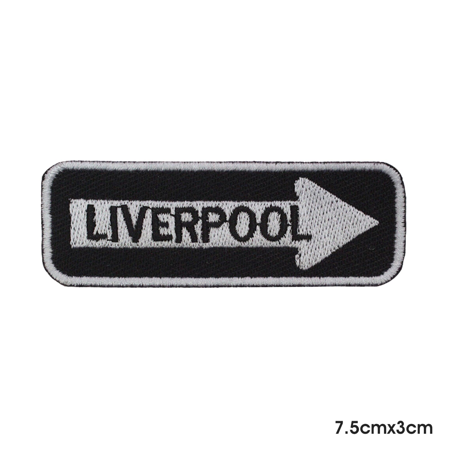 PATCH LIVERPOOL thermocollant à coudre sur patch pour vêtements.