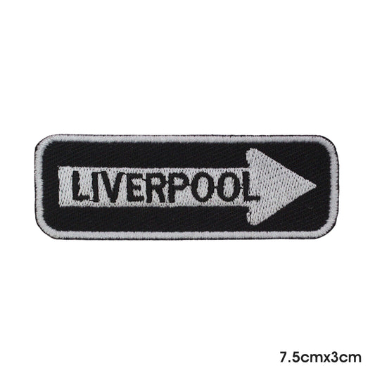 Parche de LIVERPOOL para planchar y coser, insignia para ropa.