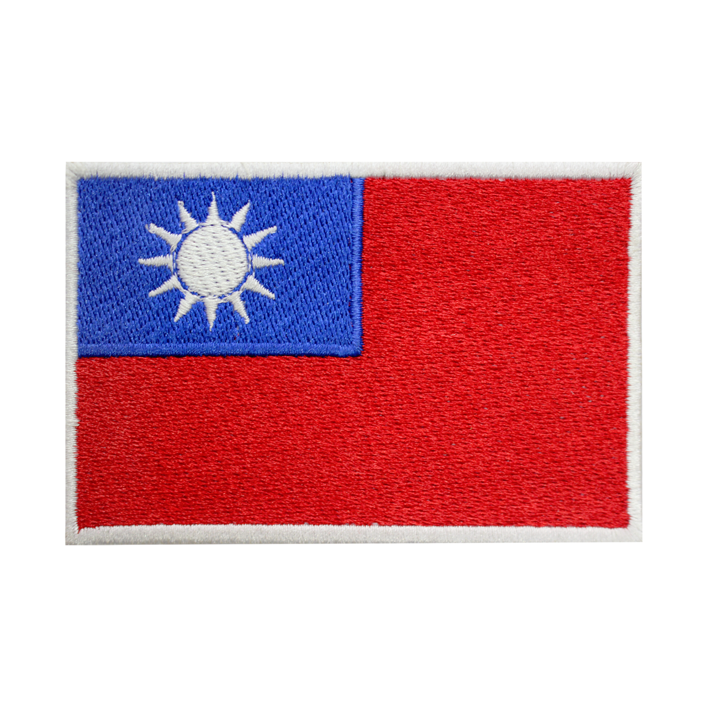 TAIWAN Drapeau Patch Fer Sur Patch Coudre Sur Patch Brodé Patch National County Flag Patch