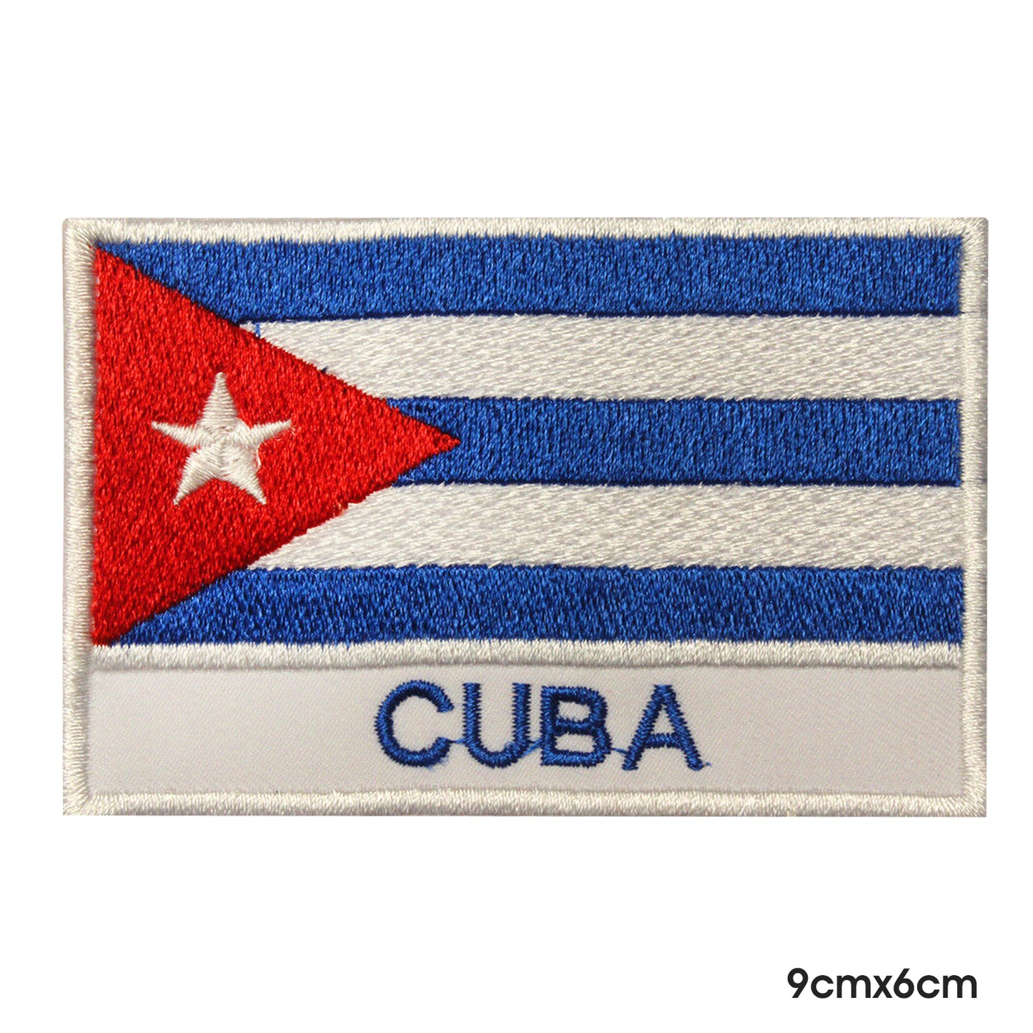 Drapeau national de Cuba avec nom