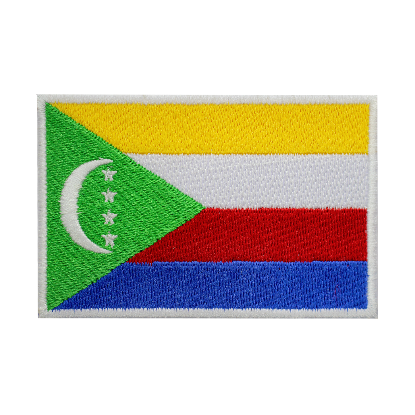 COMOROS Flag Patch Iron On Patch Sew On Patch Embroidered Patch National County Flag Patch