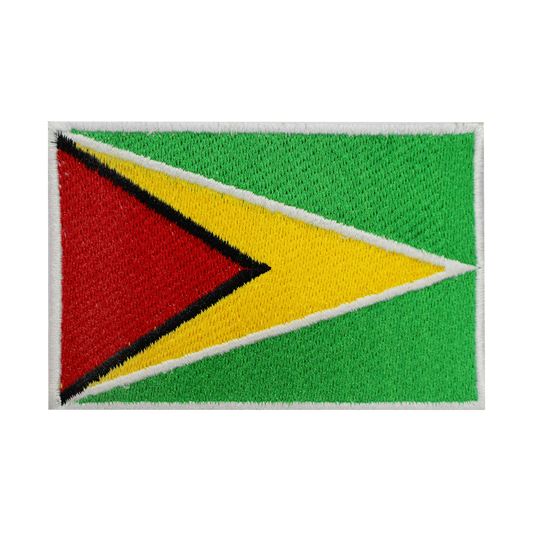 Parche de bandera de GUYANA para planchar, parche para coser, parche bordado, parche de bandera del condado nacional