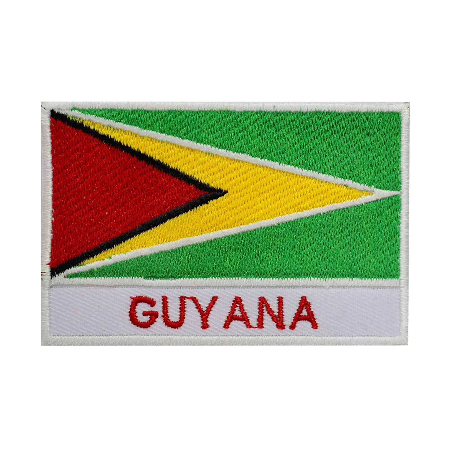 Parche de bandera de GUYANA para planchar, parche para coser, parche bordado, parche de bandera del condado nacional