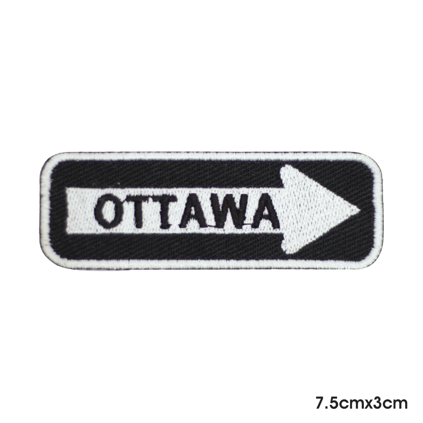 OTTAWA Patch Iron on Sew on Patch Badge For Clothes.