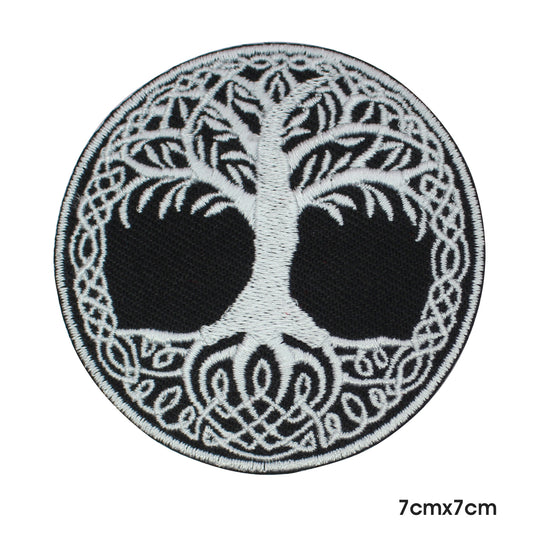 Tree Of Life Design 1 Patch thermocollant à coudre sur patch pour vêtements.