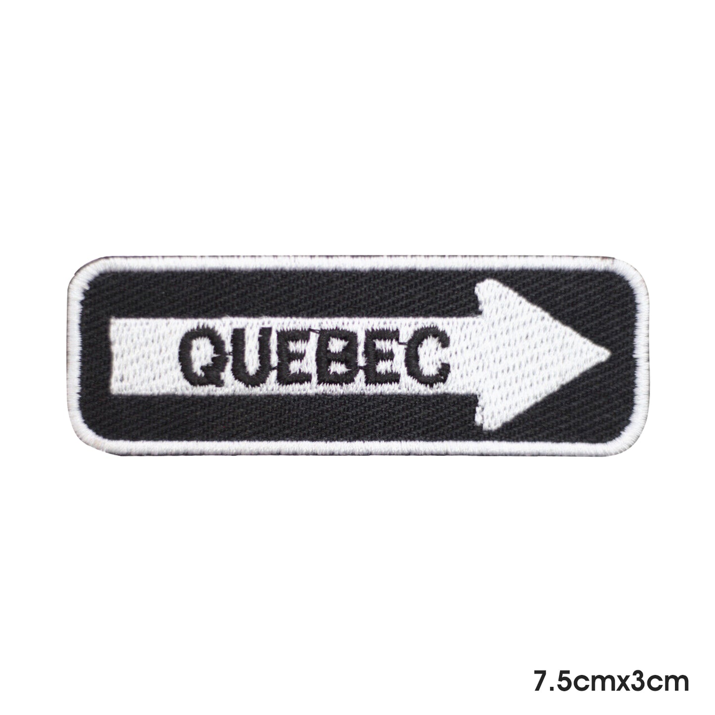 QUEBEC Patch Iron on Sew on Patch Badge For Clothes.