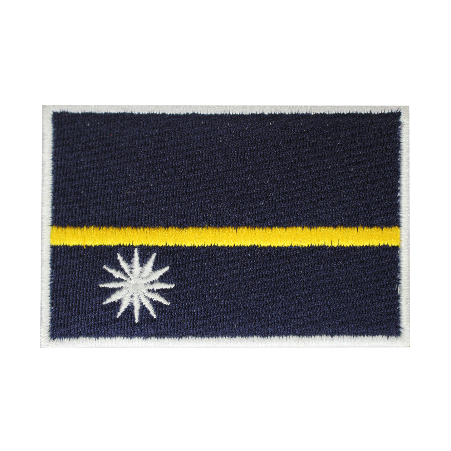 Patch drapeau NAURU fer sur patch coudre sur patch brodé patch drapeau du comté national patch