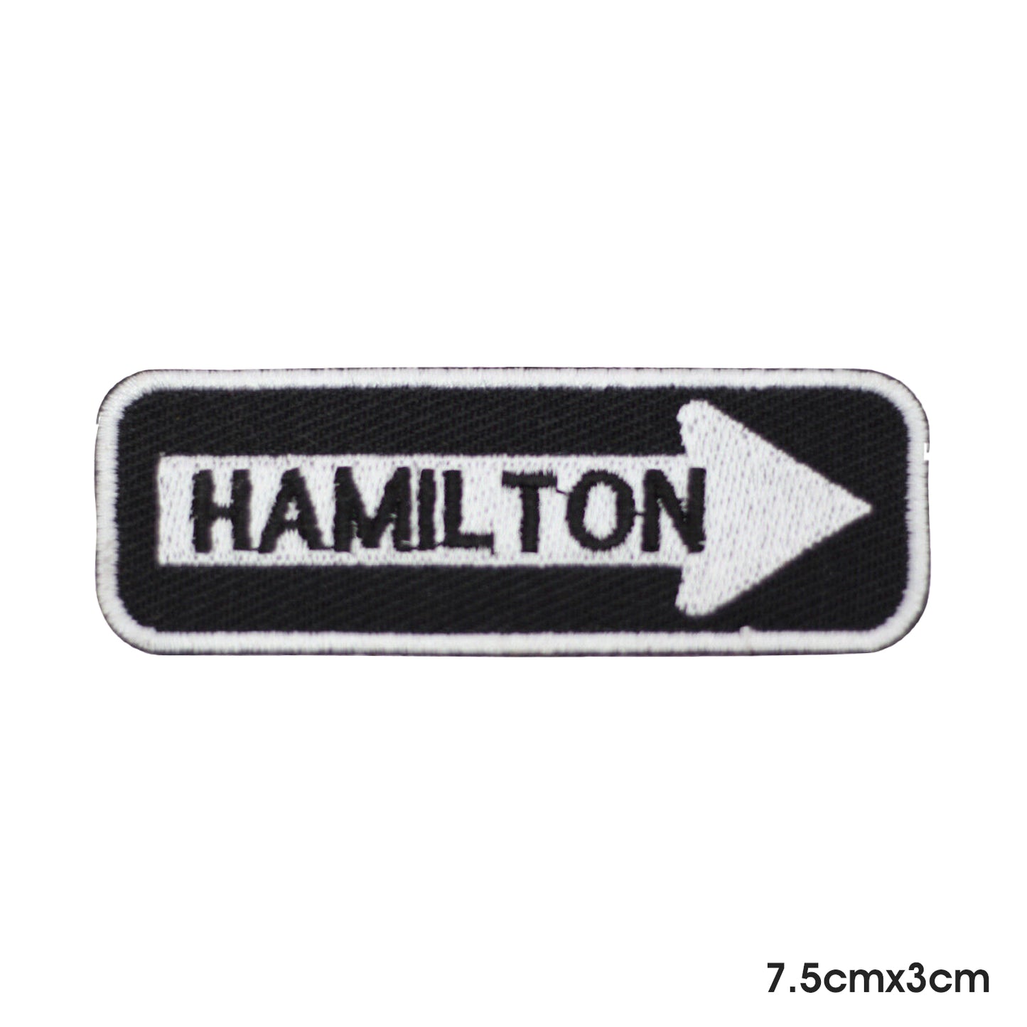 HAMIL TON Patch Iron on Sew on Patch Badge For Clothes.