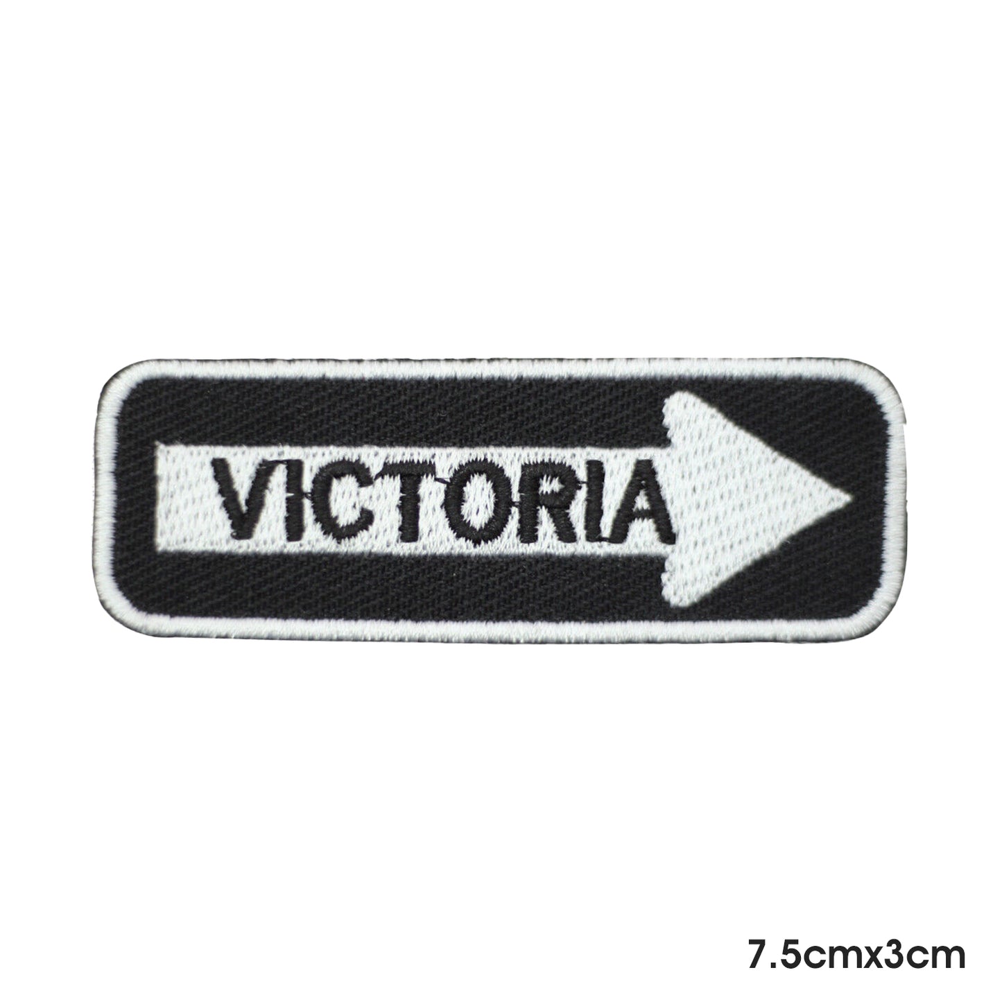 Parche Victoria para planchar y coser, insignia para ropa.