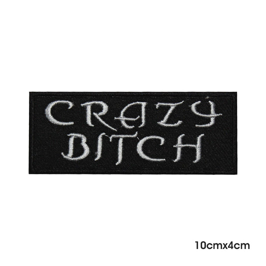 Logotipo del lema Crazy Bitch Bikers