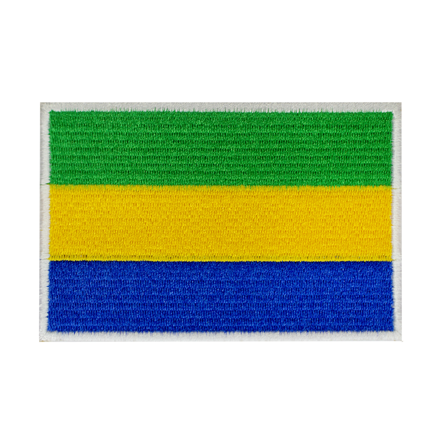 Gabon Flag Patch Iron On Patch Coudre sur Patch Brodé Patch National County Flag Patch