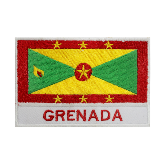 GRENADE Drapeau Patch Fer Sur Patch Coudre Sur Patch Brodé Patch National County Flag Patch