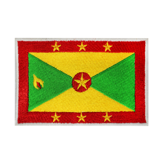 GRENADA Flag Patch Iron On Patch Sew On Patch Embroidered Patch National County Flag Patch