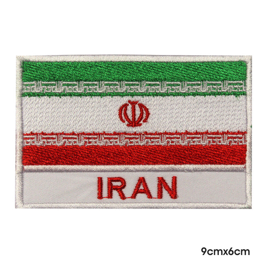 Bandera nacional de Irán con nombre