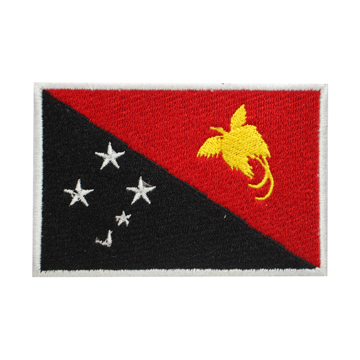 PAPUA NEW GUINEA Flag Patch Iron On Patch Sew On Patch Embroidered Patch National County Flag Patch