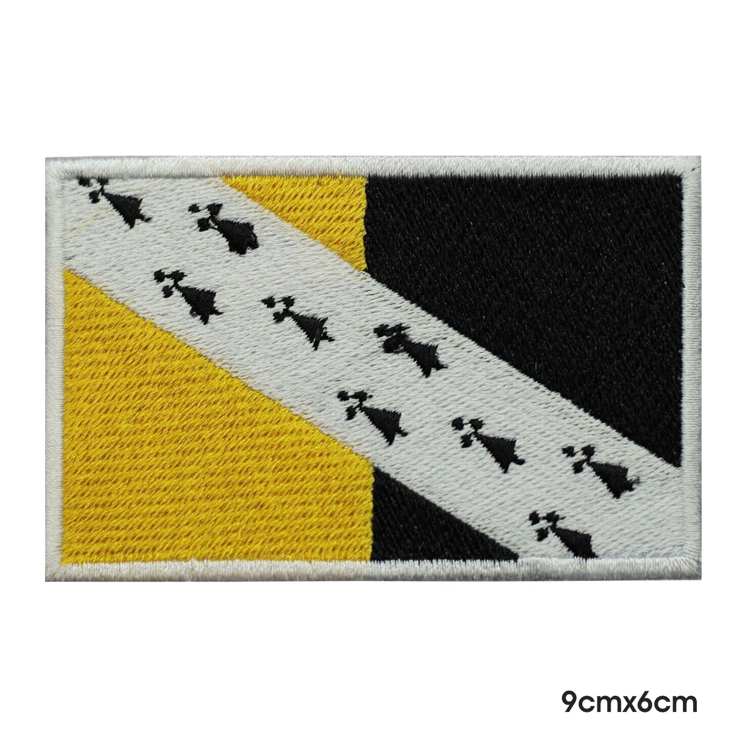 NORFOLK County Flag Patch Iron on Sew on Patch Badge For Clothes.