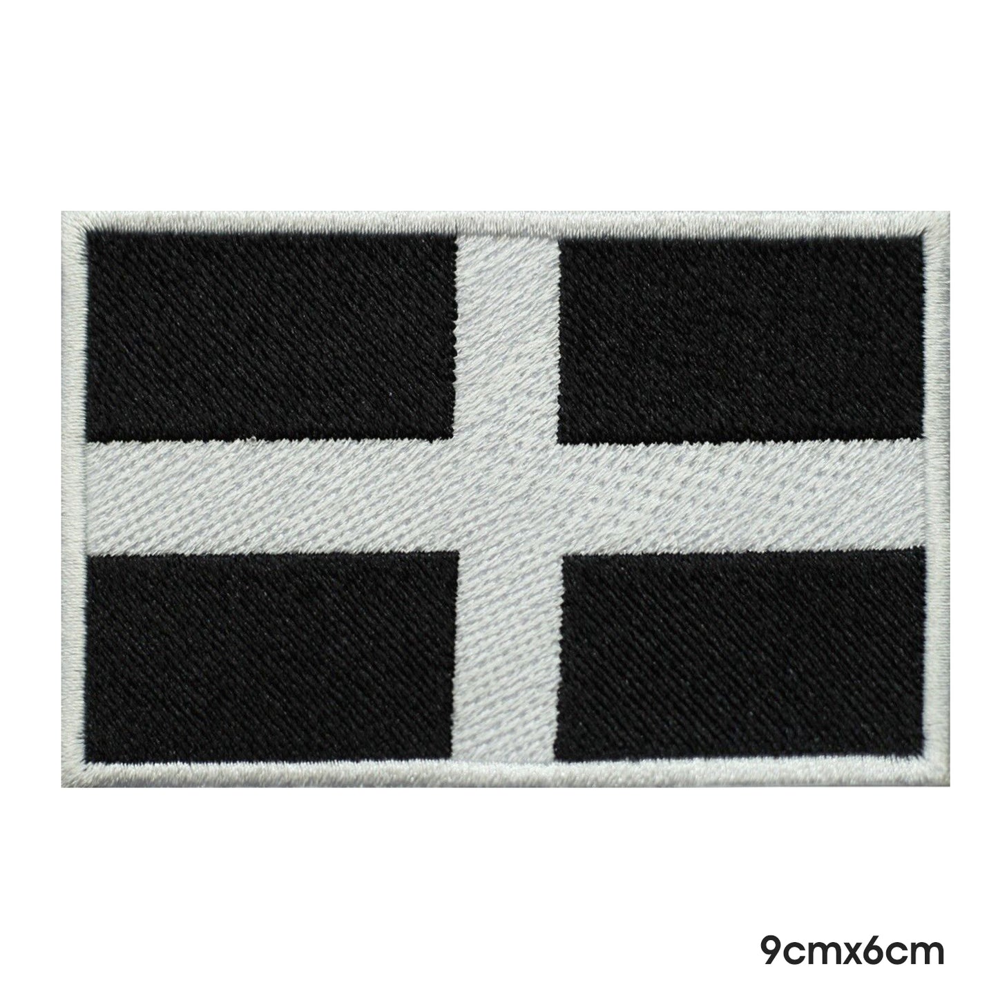 Parche con la bandera del condado de CORNWALL, parche para planchar y coser, insignia para ropa.