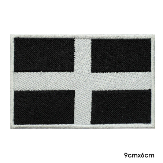 Patch drapeau du comté de CORNWALL à repasser à coudre sur un badge pour vêtements.