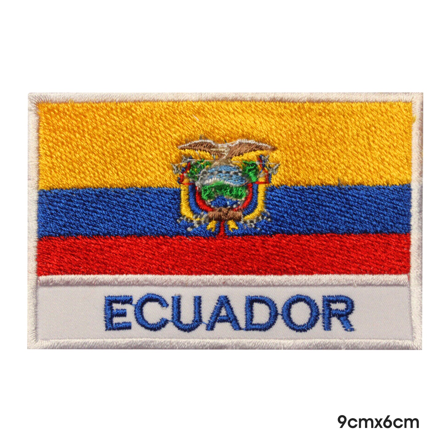 Bandera Nacional De Ecuador Con Nombre