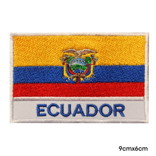 Bandera Nacional De Ecuador Con Nombre