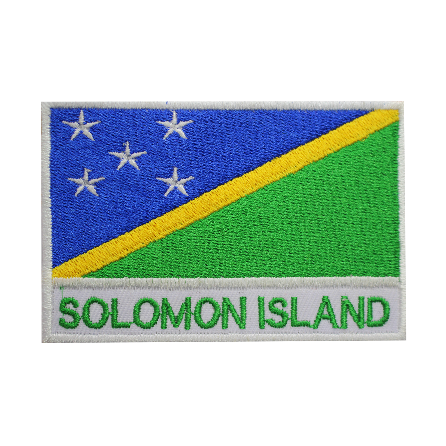 ÎLE SALOMON Drapeau Patch Fer Sur Patch Coudre Sur Patch Brodé Patch National County Flag Patch