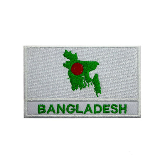 BANGLADESH Island Map Flag Patch Fer Sur Patch Brodé Patch Coudre Sur Patch