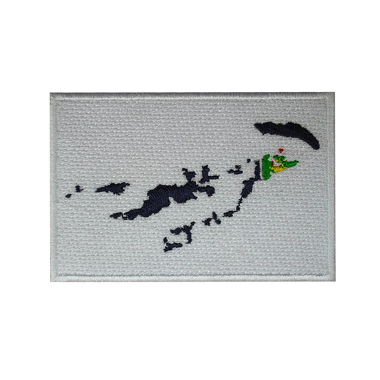 VIRGIN Island Map Flag Patch Iron On Patch Embroidered Patch Sew On Patch