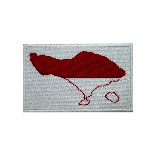 BALI Island Carte Drapeau Patch Fer Sur Patch Brodé Patch Coudre Sur Patch